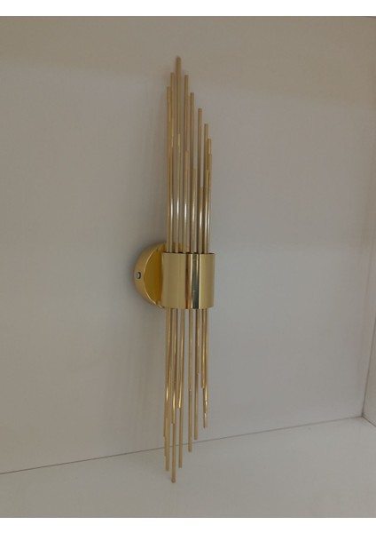 Parlak Altın Aplik Günışığı Işıltısı, Şık ve Zarif Dekorasyon Aksesuarı