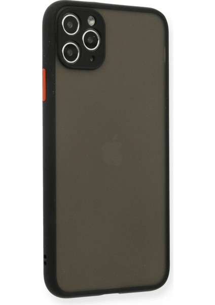 iPhone 11 Pro Max Kılıf Montreal Silikon Kapak - Siyah - YKD9687-8917