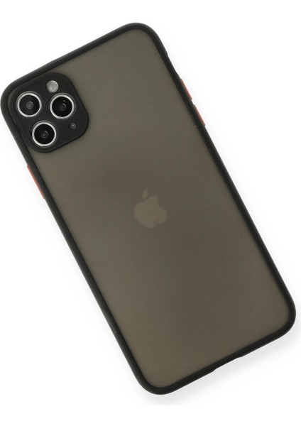 iPhone 11 Pro Max Kılıf Montreal Silikon Kapak - Siyah - YKD9687-8917