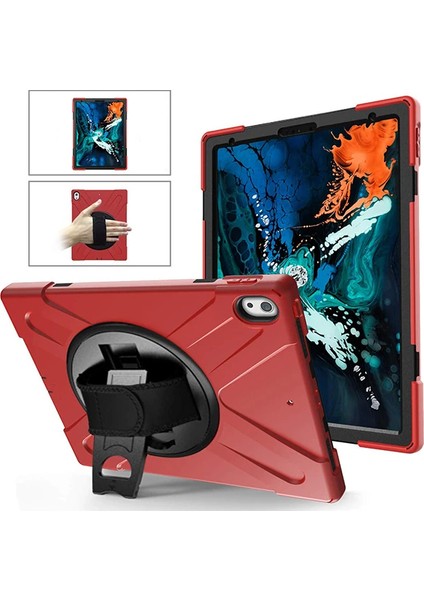 Ally Ipad Pro 12.9 3 Katmanlı Standlı Zırh KILIF/SHOCKPROOF-(1903) - YKD6847-8232