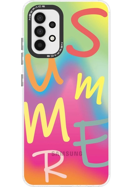 Samsung Galaxy A33 5g Kılıf Estoril Desenli Kapak - Estoril - 3 - YKD6218-7473