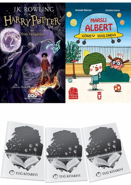 Harry Potter ve Ölüm Yadigârları ve Marslı Albert Görev Başında + Hediyeli