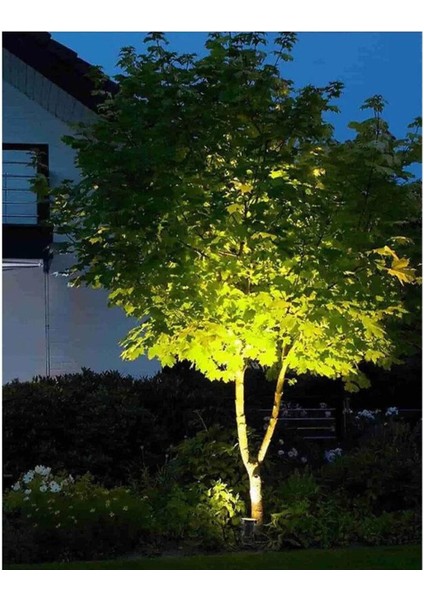 Yeşil ve Sarı Renkli 7W Çim Armatürü Kazıklı, Dayanıklı ve Şık Tasarım modelleri