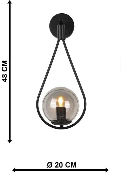 Füme Cam Damla Aplikasyon Şık ve Modern Tasarım fırsatları