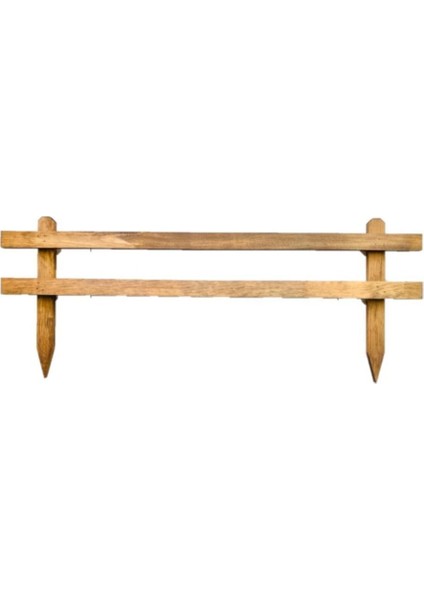 Kahverengi Ahşap Bahçe Çiti, 100CM x 40CM, Dayanıklı ve Şık Tasarım fiyatları