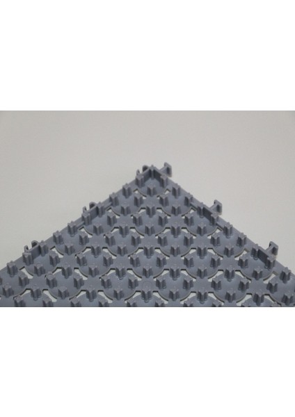 Gri Plastik Yer Karosu 33X33CM, Sağlam ve Şık Döşeme Zemin Izgarası modelleri