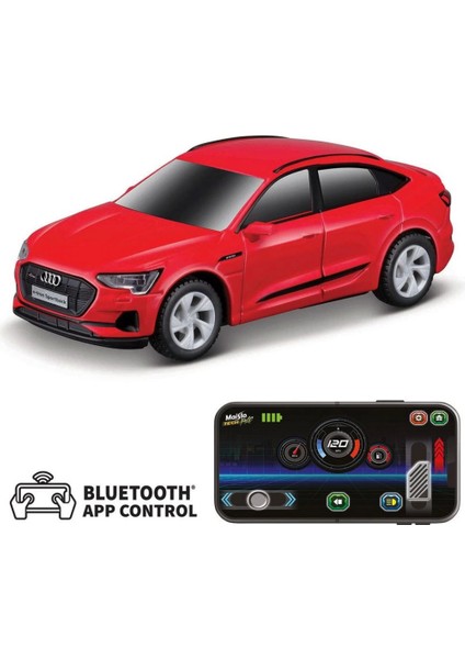Maisto 1:41 App Control Kumandalı Metal Araba - Audi E-Tron Sport