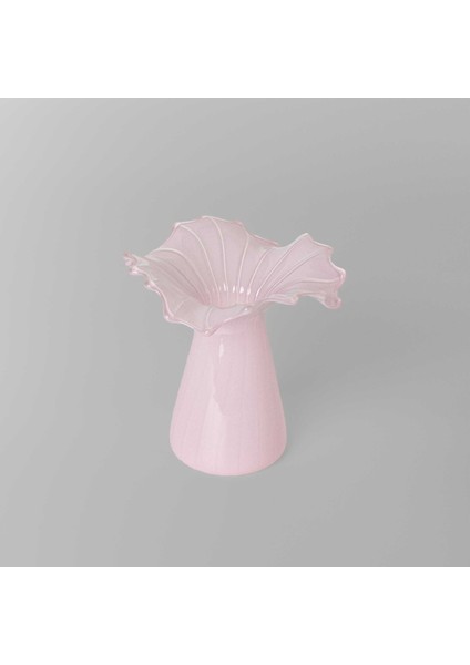 Finch Mumluk Vazo 11X11X12 cm Pembe