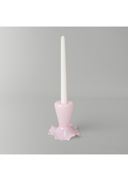 Finch Mumluk Vazo 11X11X12 cm Pembe