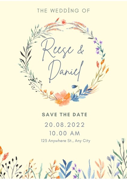 Davetiye, Düğün Davetiyesi, Nikah Davetiyesi, Nişan Davetiyesi