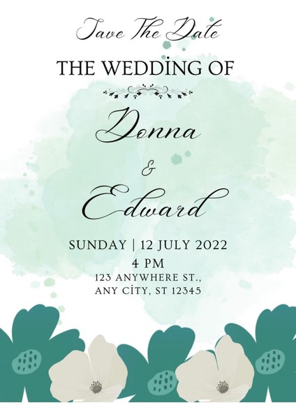 Davetiye, Düğün Davetiyesi, Nikah Davetiyesi, Nişan Davetiyesi