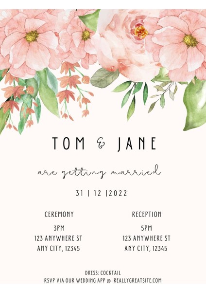 Davetiye, Düğün Davetiyesi, Nikah Davetiyesi, Nişan Davetiyesi