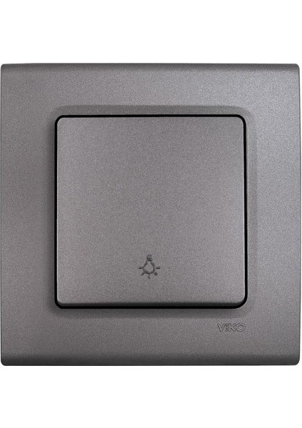 Linnera Life Granit Grisi Light (Zil Anahtarı) Çerçeveli