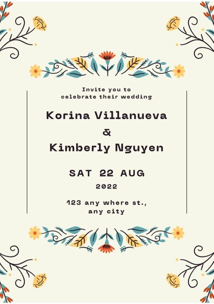 Davetiye, Düğün Davetiyesi, Nikah Davetiyesi, Nişan Davetiyesi