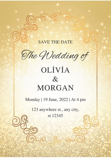 Davetiye, Düğün Davetiyesi, Nikah Davetiyesi, Nişan Davetiyesi