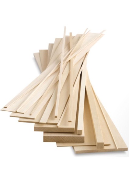 Renkli Kavak Ahşap Çıta 2x8 Cm, 150 Cm, 1 Adet, Taslak Tahta ve Kereste