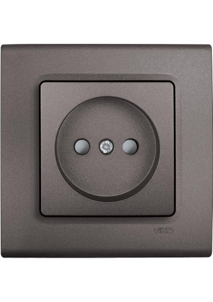 Linnera Life Antrasit Kapaklı Topraklı Priz Ç.k. Çerçeveli