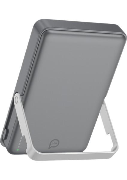 Standlı Magsafe Powerbank 10.000 Mah Grey