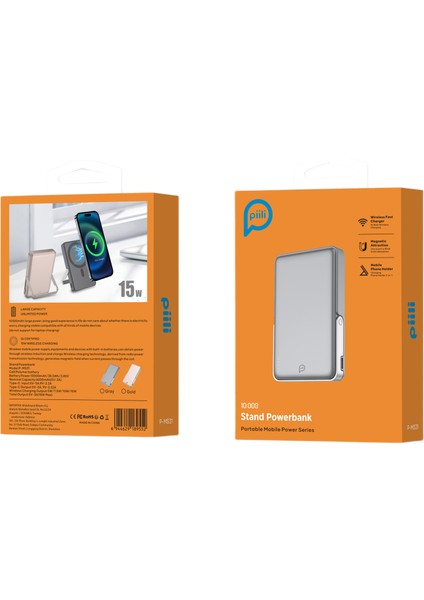 Standlı Magsafe Powerbank 10.000 Mah Grey indirimleri