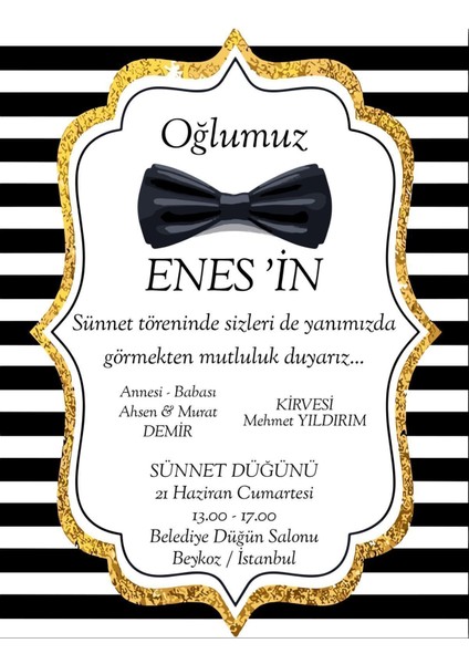 Sünnet Davetiyesi 401-02