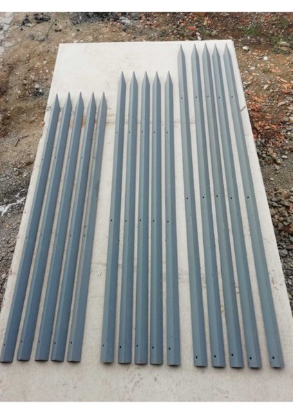 150 cm Gri Bahçe Çit Direği, Dayanıklı ve Şık Bahçe Koruma Çözümü fiyatları