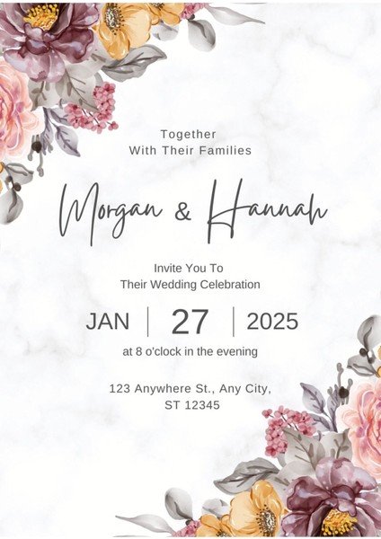 Davetiye, Düğün Davetiyesi, Nikah Davetiyesi, Nişan Davetiyesi