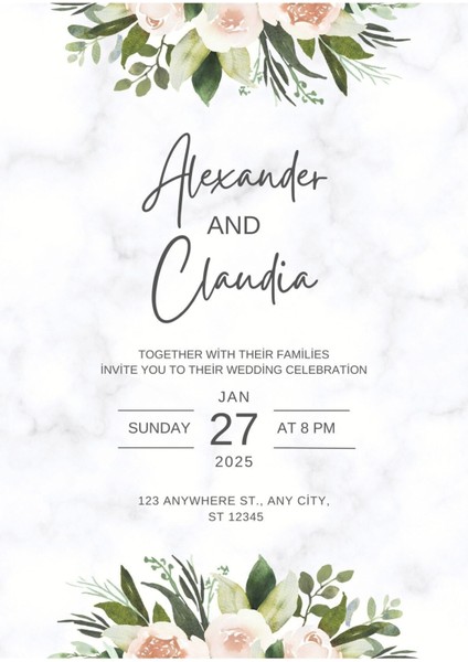 Davetiye, Düğün Davetiyesi, Nikah Davetiyesi, Nişan Davetiyesi