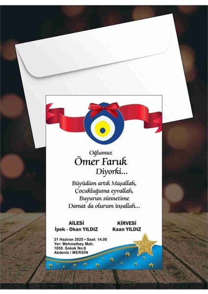 Sünnet Davetiyesi
