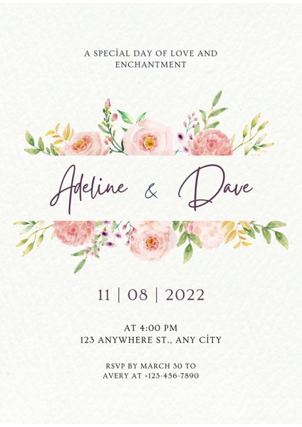 Davetiye, Düğün Davetiyesi, Nikah Davetiyesi, Nişan Davetiyesi