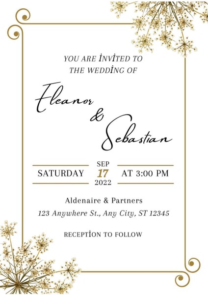 Davetiye, Düğün Davetiyesi, Nikah Davetiyesi, Nişan Davetiyesi