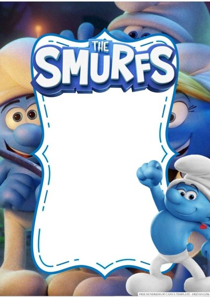 Doğum Günü Davetiyesi (1 Adet) Baskısızdır.