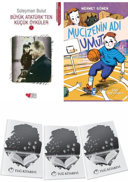 Büyük Atatürk'ten Küçük Öyküler 1 ve Mucizenin Adı Umut + Hediyeli