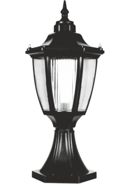 Parma Bahçe Set Üstü Armatür E27 Duy Siyah, Şık ve Dayanıklı Bahçe Aydınlatması