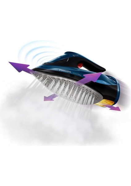 Optimaltemp Azur Elite Akıllı Buhar Ayarlama Kireç Temizleme 2600W Anti-Drip Özelliği Dikey Ütüleme + Hav-Yün Temizleyici