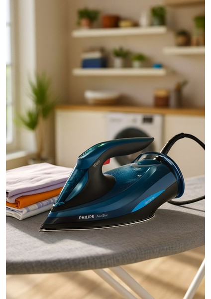 Optimaltemp Azur Elite Akıllı Buhar Ayarlama Kireç Temizleme 2600W Anti-Drip Özelliği Dikey Ütüleme + Hav-Yün Temizleyici