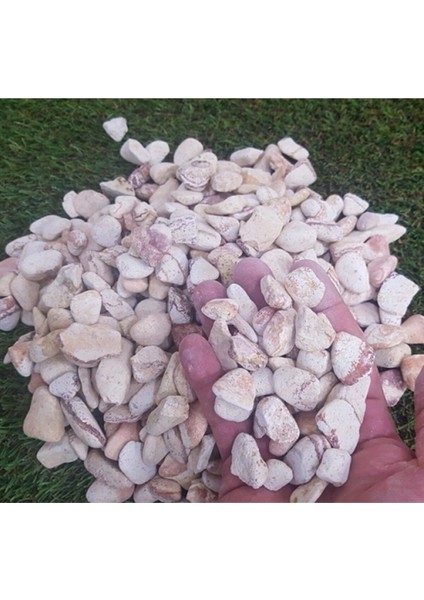 Sarı Çizgili Dolomit Taş 5 kg 6-10 cm Bahçe ve Dekorasyon Için Doğal Taş modelleri