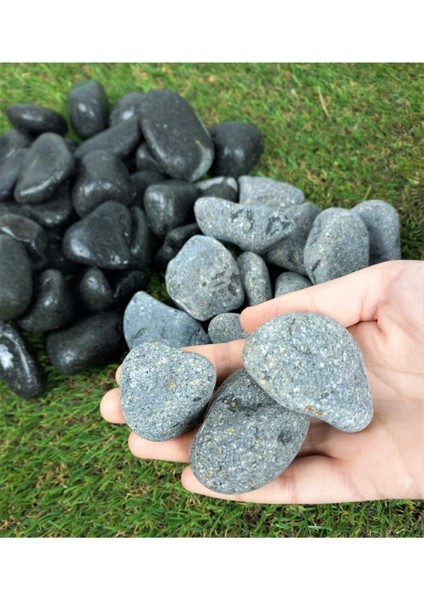 Siyah Bazalt Dolomit Taş 5 kg 2-4 cm Bahçe ve Dere Taşı, Çakıl Taşı fiyatları