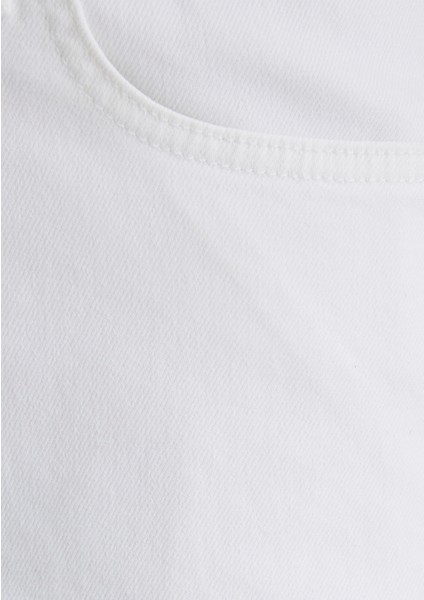 Brian Beyaz Comfort Jean Şort 0418423856