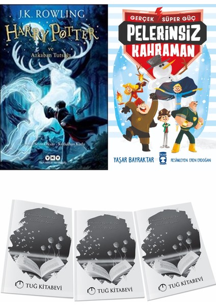Harry Potter ve Azkaban Tutsağı ve Pelerinsiz Kahraman Gerçek Süper Güç 1 + Hediyeli