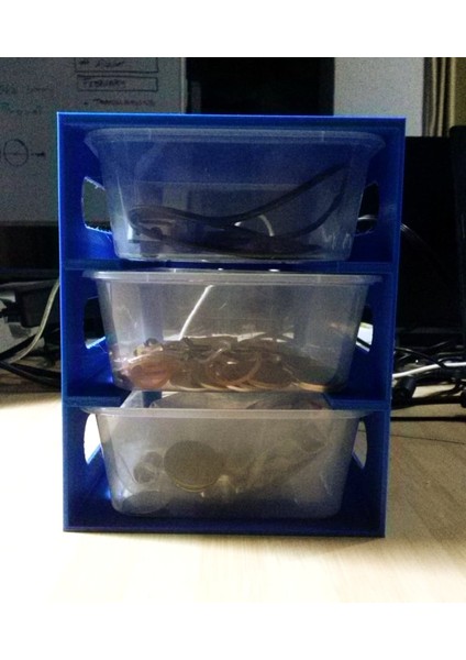 Istiflenebilir Çekmece Sistemi (Plastik Aparattır) 3D fırsatları