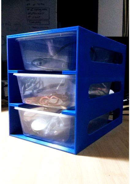 Istiflenebilir Çekmece Sistemi (Plastik Aparattır) 3D indirimleri