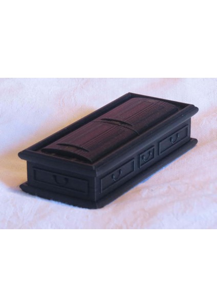 Cadılar Bayramı Tabut / Tabut Hediye Takı Şeker Kutusu (Plastik Aparattır) 3D