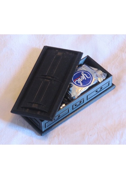 Cadılar Bayramı Tabut / Tabut Hediye Takı Şeker Kutusu (Plastik Aparattır) 3D fırsatları