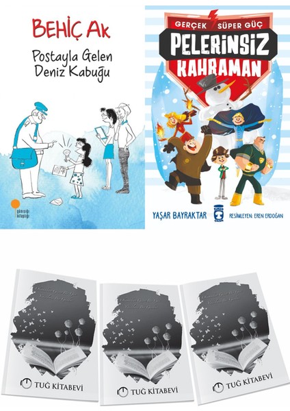 Postayla Gelen Deniz Kabuğu ve Pelerinsiz Kahraman Gerçek Süper Güç 1 + Hediyeli