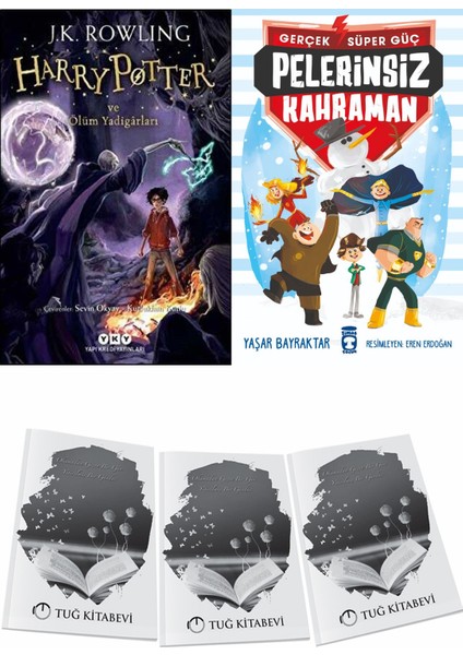 Harry Potter ve Ölüm Yadigârları ve Pelerinsiz Kahraman Gerçek Süper Güç 1 + Hediyeli