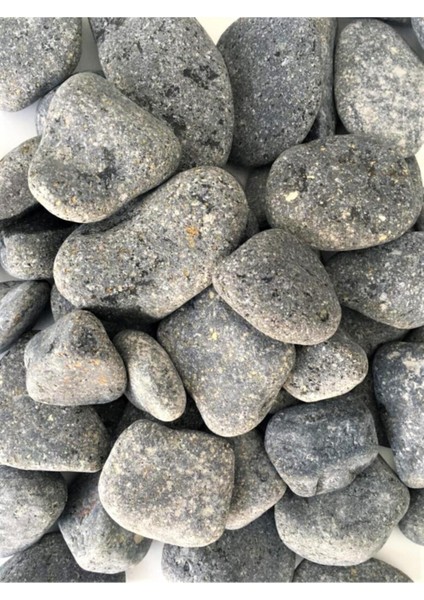 Siyah Bazalt Taş 3 kg 2,5-4 cm Dekoratif Bahçe ve Dere Taşı fiyatları