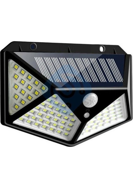 Geniş Açılı 100 LED Güneş Enerjili Bahçe Aydınlatma, Hareket Sensörlü, 3 Mod