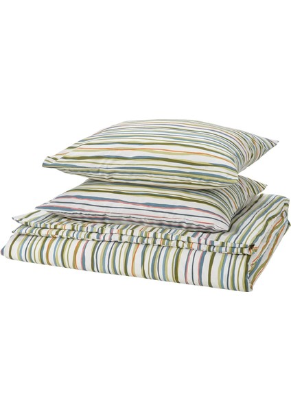 Sumpgroe Çok Renkli 240X220/50X60 cm Çift Kişilik Nevresim Seti