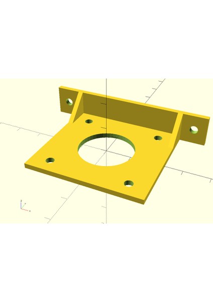 NEMA17 V-Plotter/polargraph Makinesi Için Step Motor Montajı (Plastik Aparattır!!!) 3D