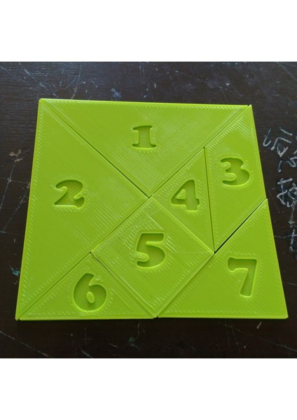 Sayılarla Tangram (Plastik Aparattır) 3D fiyatları